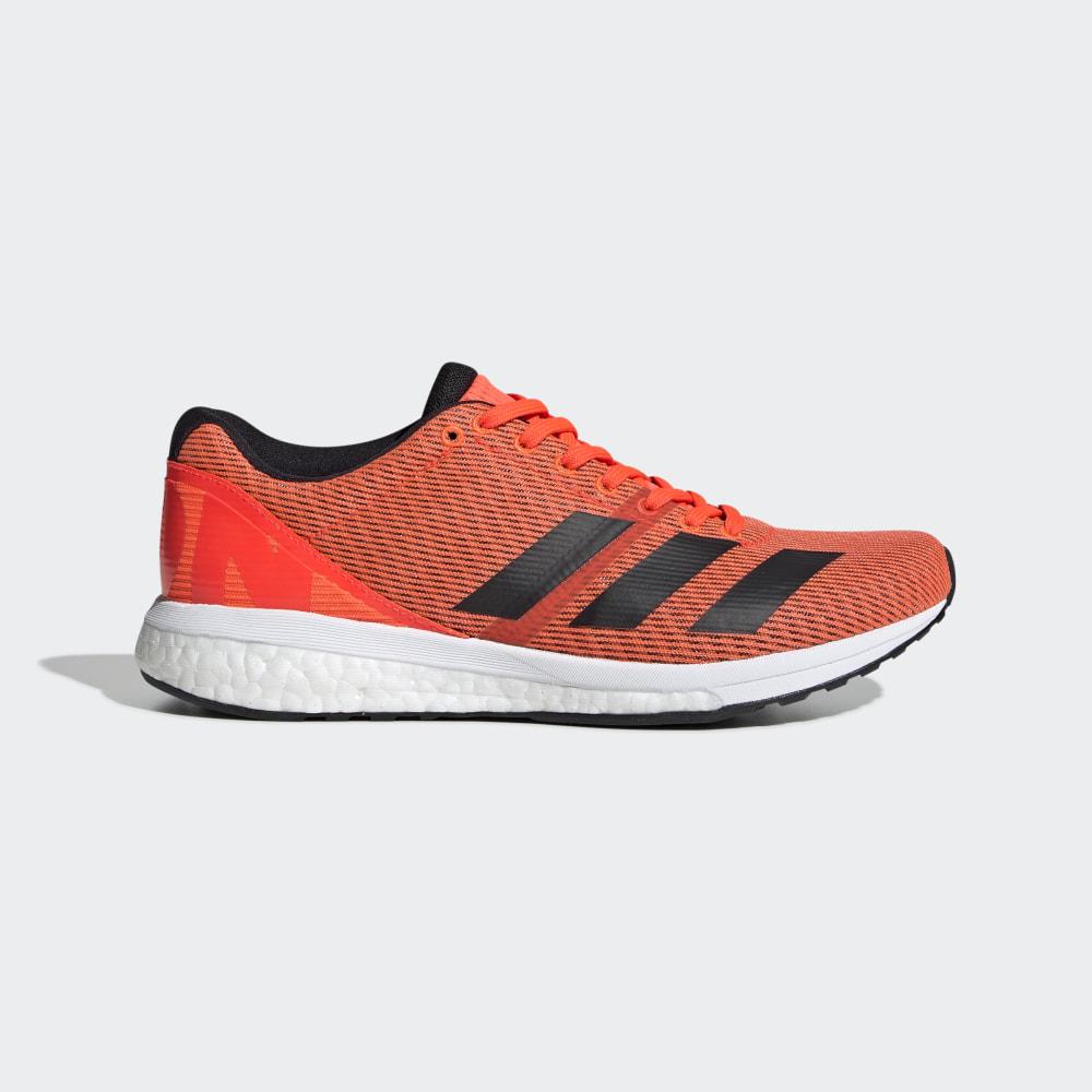 Adidasi Alergare Adidas Adizero Boston 8 Dama Romania - Rosii/Negrii/Albi EF0718